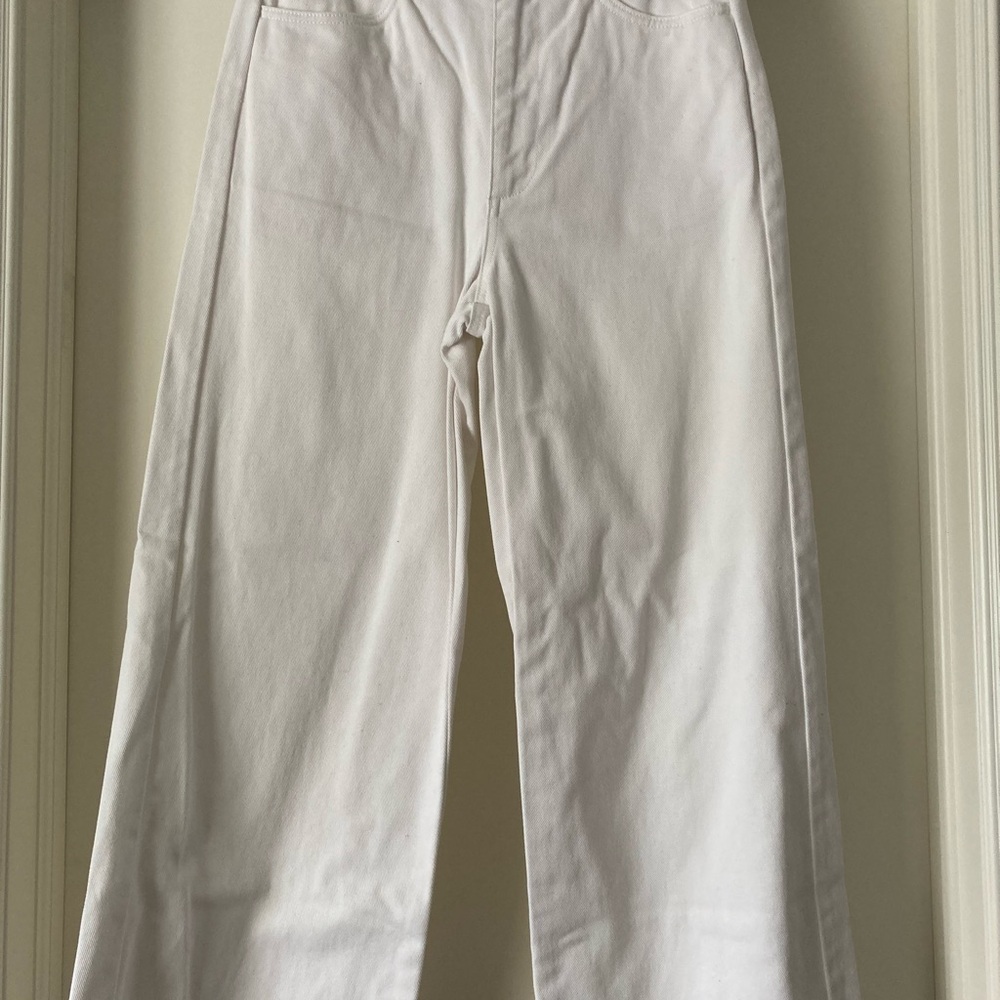 Stussy Women's White Wide Leg Jeans